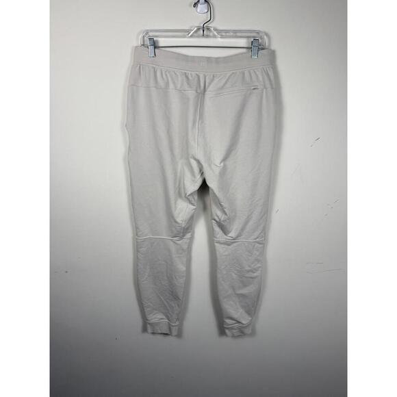Lululemon City Sweat Jogger Pants Performance Stretch Large Ivory White - Picture 2 of 5